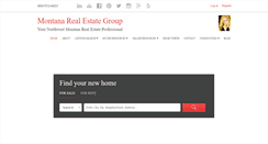 Desktop Screenshot of montanahomeandland.com